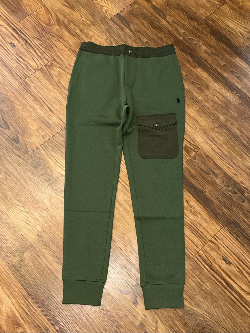 Polo Ralph Lauren Olive Contrast Tech Joggers
